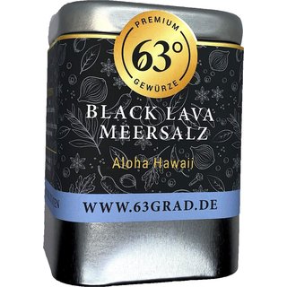 Black Lava Meersalz - schwarzes Salz aus Molokai