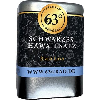 Schwarzes Hawaii Salz - Black Lava Salt - Grob